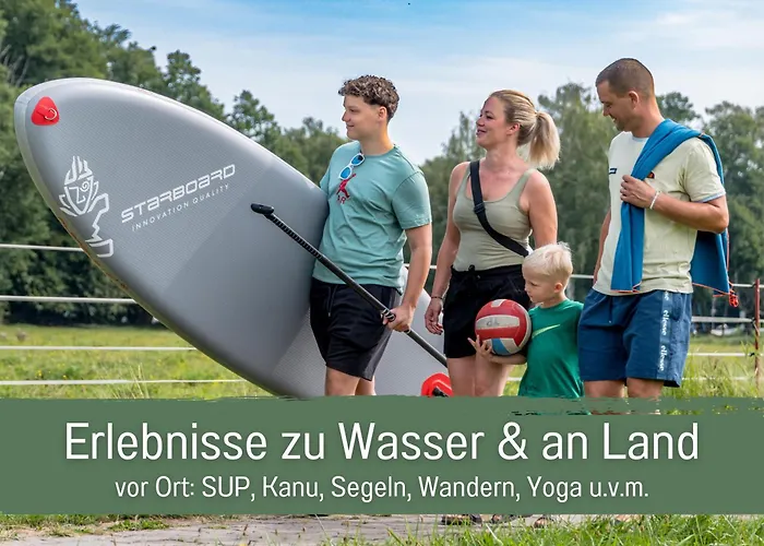 360 Grad By Teamgeist Apartmenthaus - Familienfreundlich - Direkt Am Mitten Im Naturpark - Wassersportaktivitaeten Vor Ort